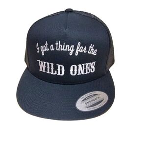 I got a thing for the Wild Ones Mesh Adjustable Snapback Direct Embroidered Hat